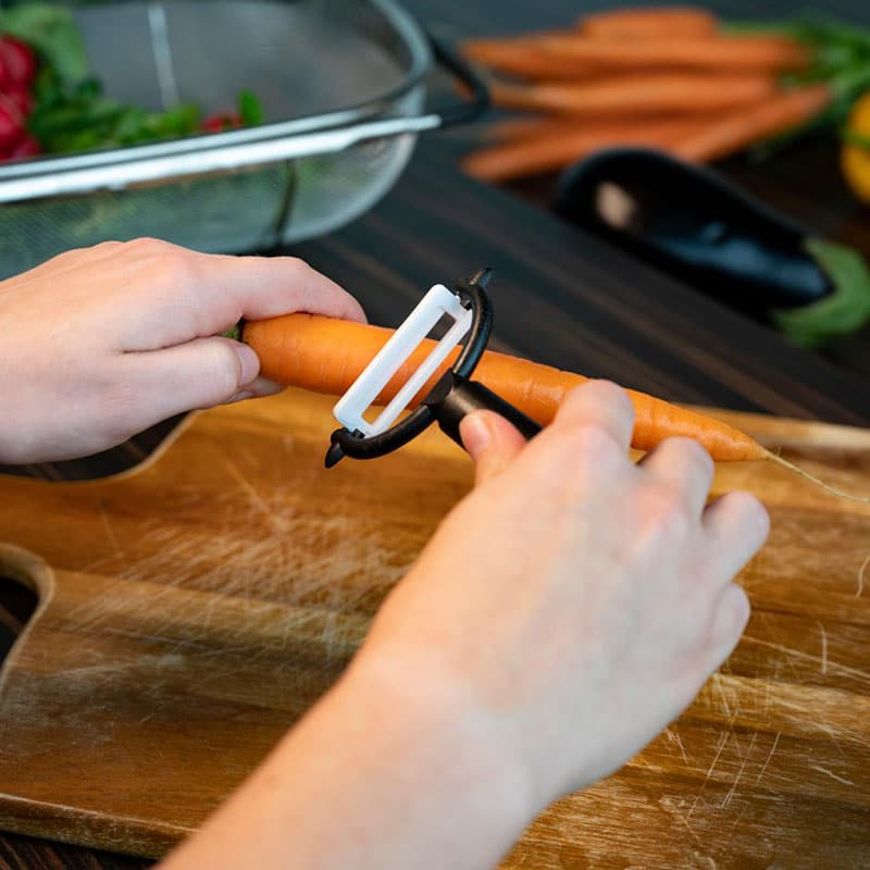 Alpina - Stainless steel INOX knife set 6 pcs. (Black) 4
