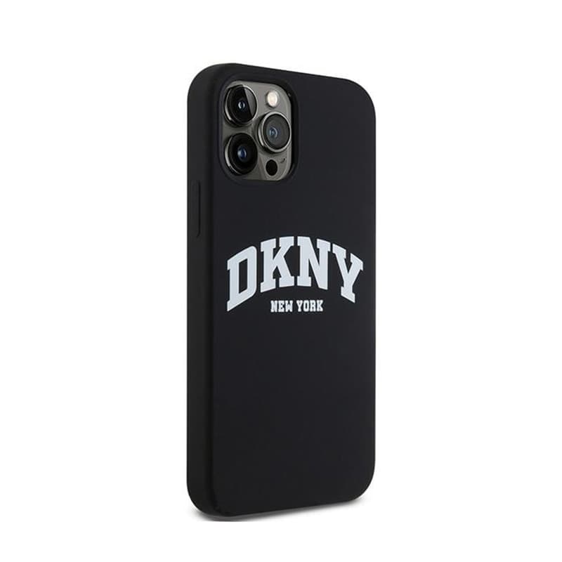 DKNY Liquid Silicone White Printed Logo MagSafe - Case for iPhone 12 / iPhone 12 Pro (black) 4