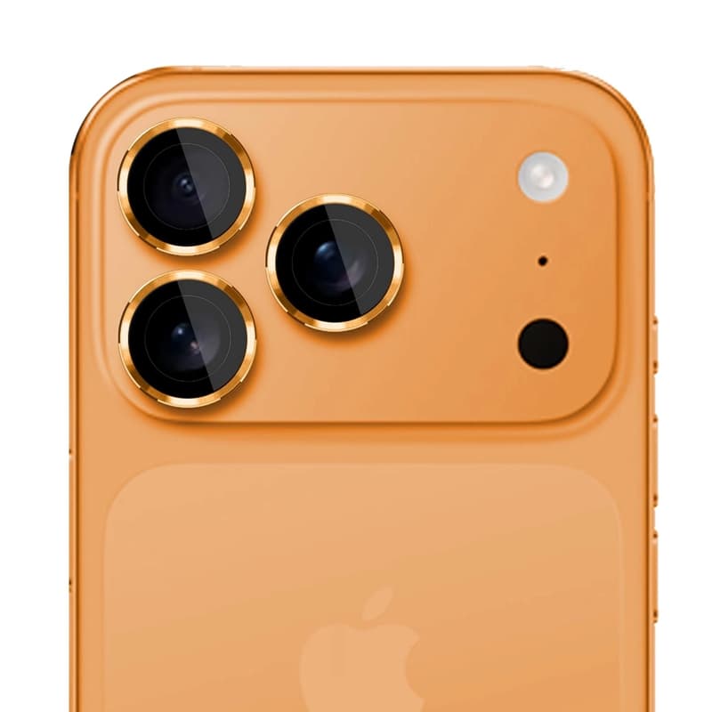 3mk Lens Protection Pro - Camera Lens Glass for iPhone 17 Pro / iPhone 17 Pro Max (Orange) 4