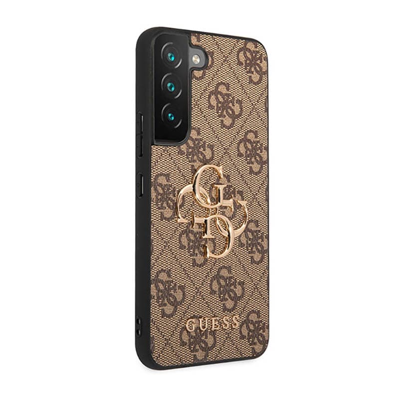 Guess 4G Big Metal Logo - Case for Samsung Galaxy S23 (Brown) 4