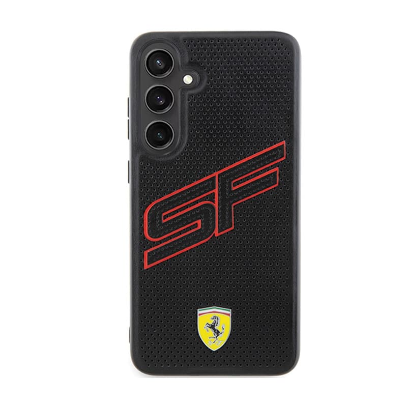 Ferrari Big SF Perforated - Samsung Galaxy S24 Case (black) 3