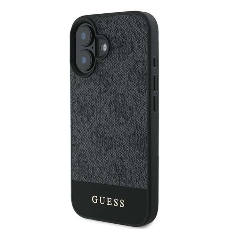 Guess 4G Bottom Stripe - Case for iPhone 16 Plus (gray) 2