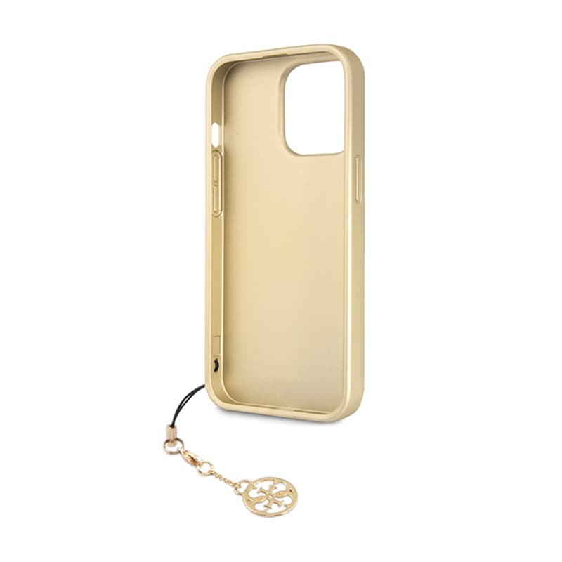 Guess 4G Charms Collection - Case for iPhone 14 Pro Max (Grey) 7