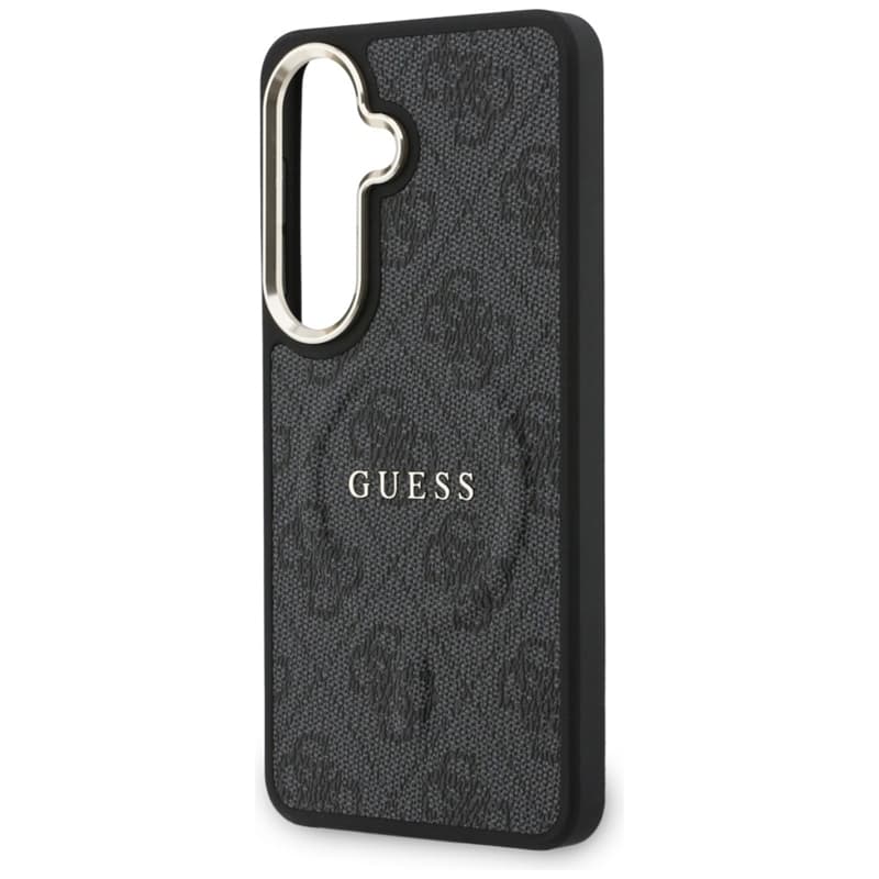 Guess 4G Embossed Ring MagSafe - Samsung Galaxy S26 Case (Black) 6