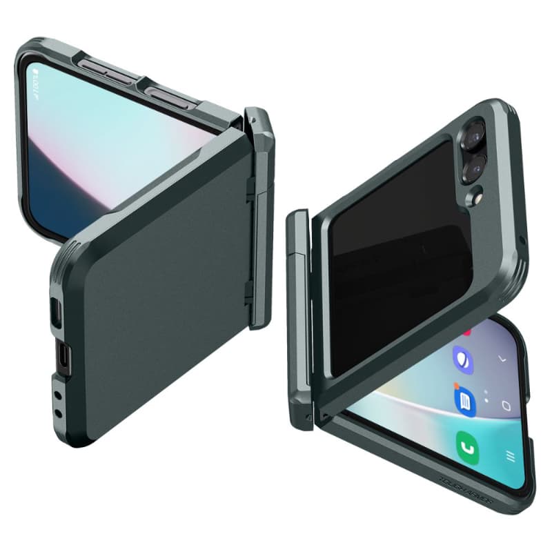 Spigen Tough Armor Pro - Case for Samsung Galaxy Z Flip 5 (Abyss Green) 4