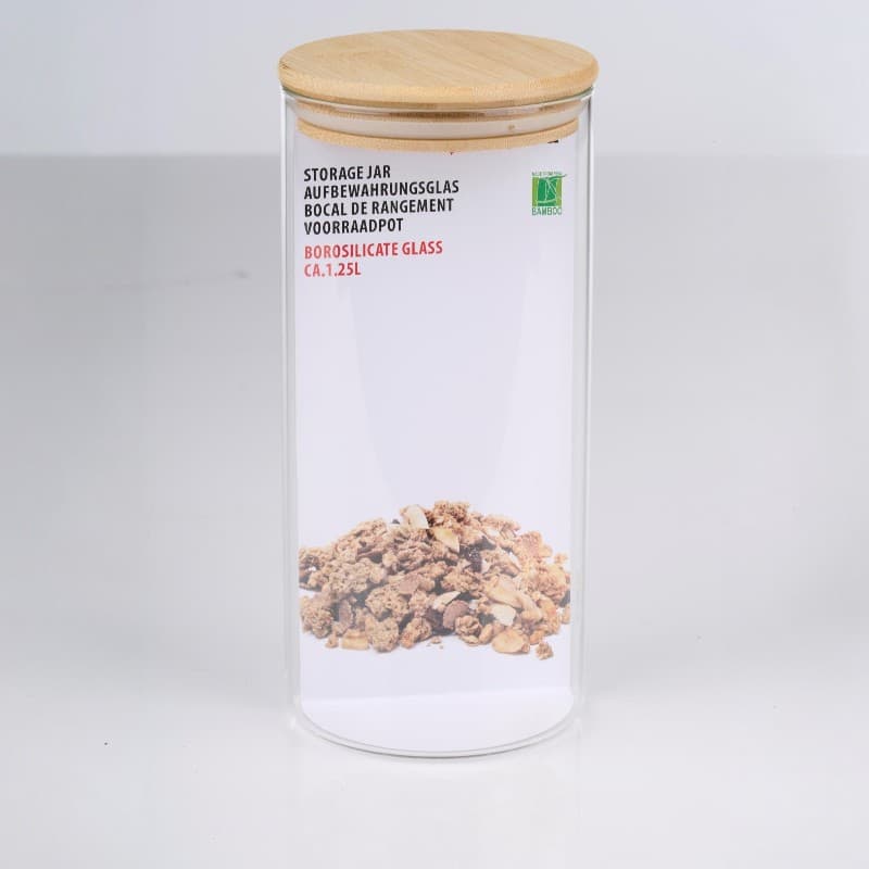 Alpina - Glass food container with lid 1250 ml 10 x 21 cm 4