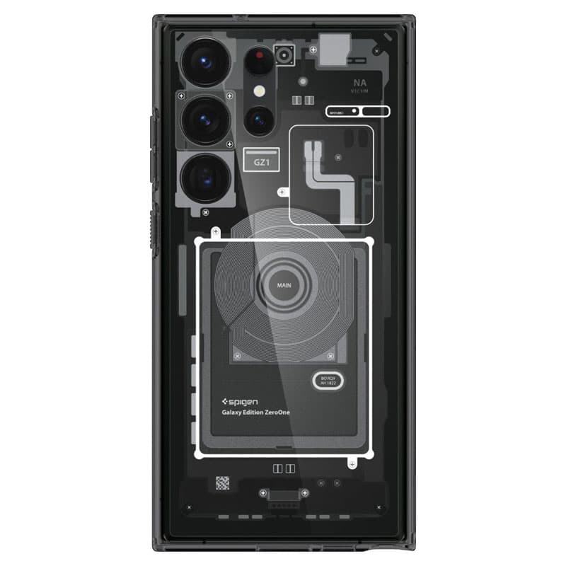 Spigen Ultra Hybrid - Case for Samsung Galaxy S23 Ultra (Zero One) 5