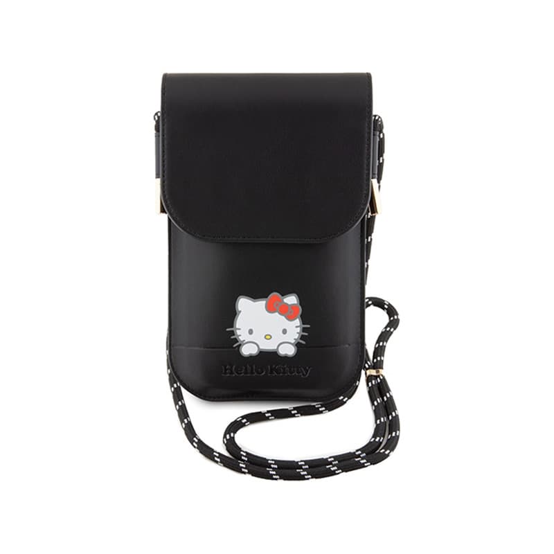 Hello Kitty Leather Daydreaming Cord - Phone crossbody bag (black) 2