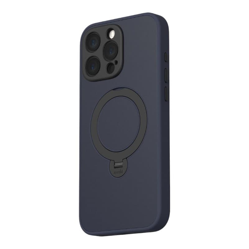Moshi Kameleon MagSafe - Case for iPhone 16 Pro Max with Stand Function (Midnight Blue)