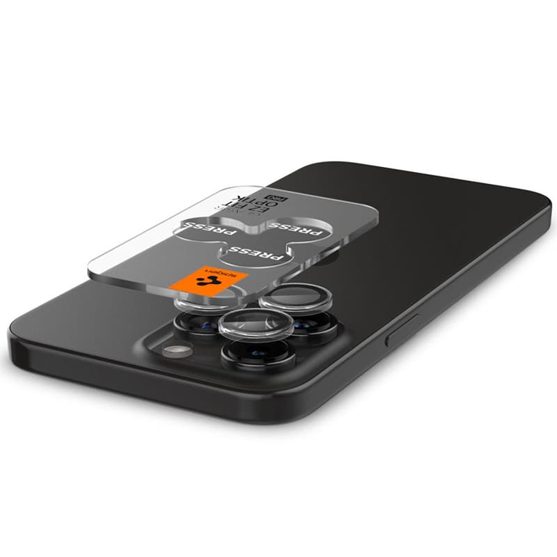 Spigen Optik Pro GLAS.TR EZ Fit Camera Protector 2-Pack - Lens protection glass for iPhone 16 Pro / 16 Pro Max / 15 Pro / 15 Pro Max / 14 Pro / 14 Pro Max (2 pc 5
