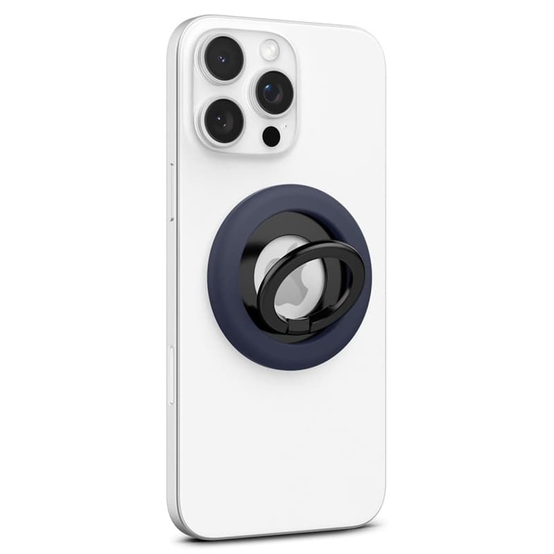 Spigen Nano Pop MagSafe Phone Ring - Finger holder with stand function (Bluberry Navy) 4