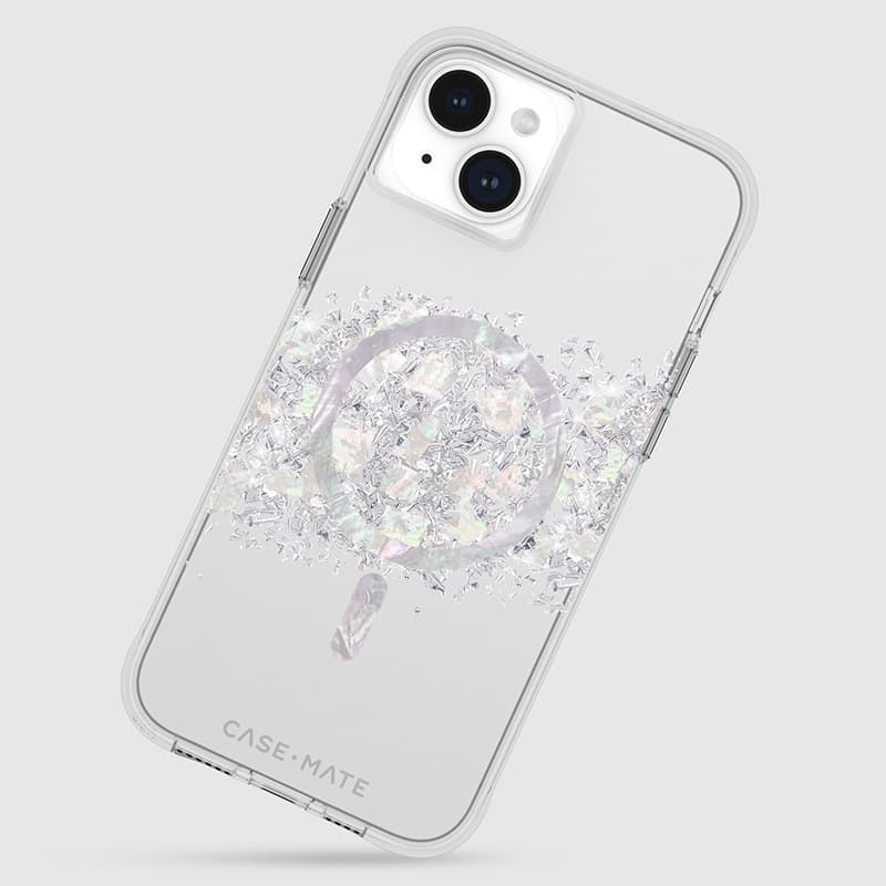 Case-Mate Karat MagSafe - iPhone 15 Plus Case with Mother of Pearl (A Touch of Pearl) 8