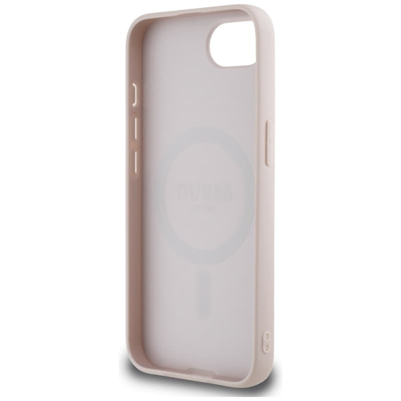 Guess 4G Ring Classic Logo MagSafe - Case for iPhone 16e (pink) 7