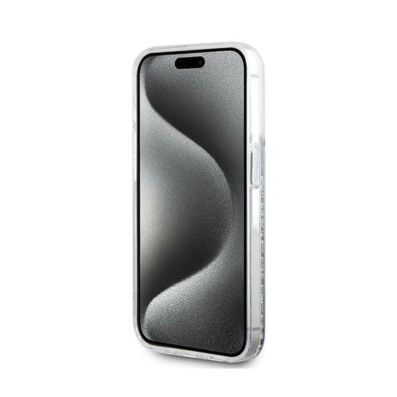 Karl Lagerfeld Liquid Glitter Choupette Head MagSafe - iPhone 14 Pro Case (Transparent) 5