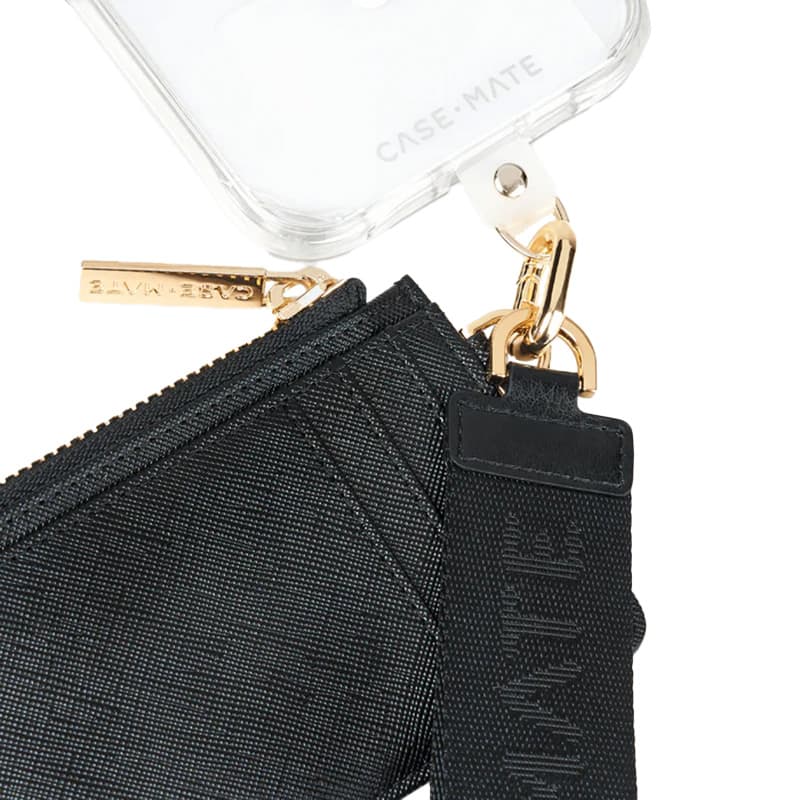 Case-Mate Essential Phone Strap with Wallet - Universal phone strap with wallet (Black) 3