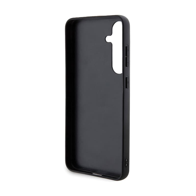Karl Lagerfeld Saffiano Karl & Choupette Metal Pin - Samsung Galaxy S24 Case (black) 7