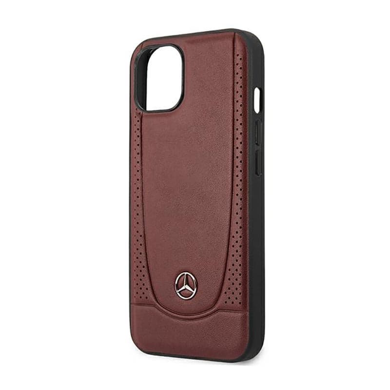 Mercedes Leather Urban Line - Case for iPhone 14 Plus (Red) 6