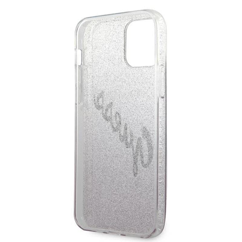Guess Glitter Gradient Script - Case for iPhone 12 Pro Max (Pink) 7