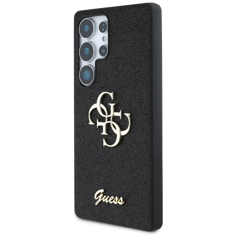 Guess Fixed Glitter Big 4G Metal Logo - Case for Samsung Galaxy S25 Ultra (black) 2