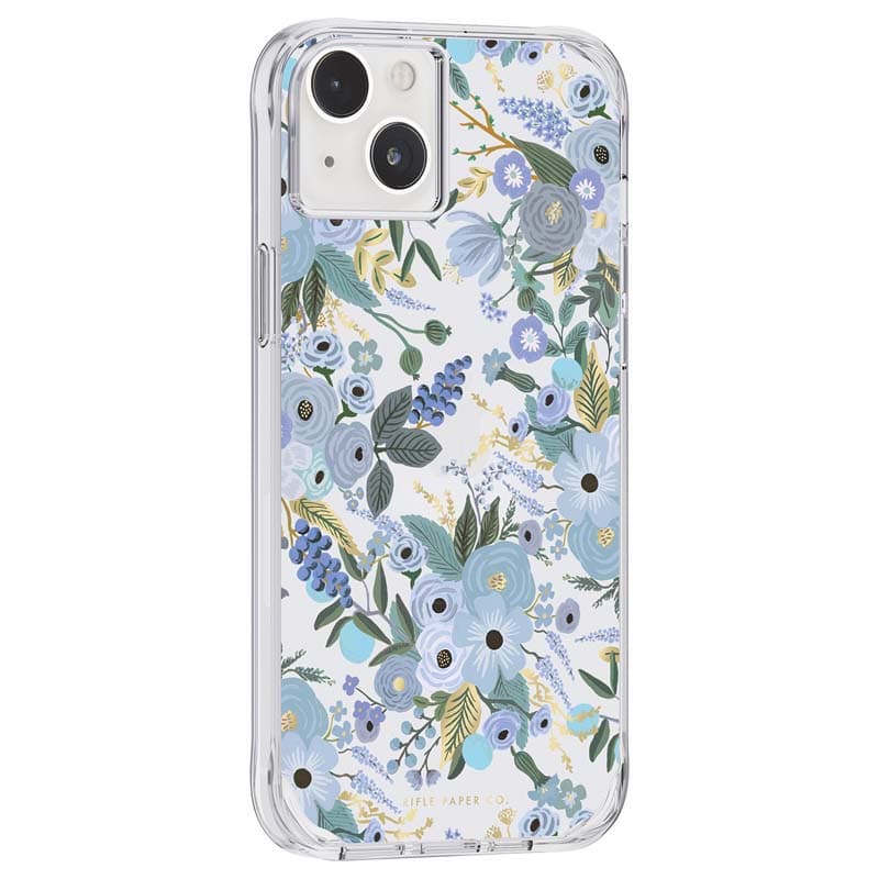 Rifle Paper Clear - Case for iPhone 14 Plus (Garden Party Blue) 2