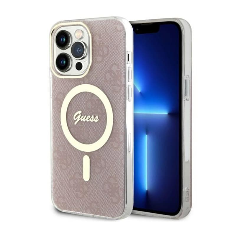 Guess 4G MagSafe - Case for iPhone 14 Pro Max (Pink) 1