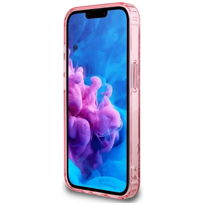 Guess IML Flowers MagSafe - Case for iPhone 16e (pink) 5