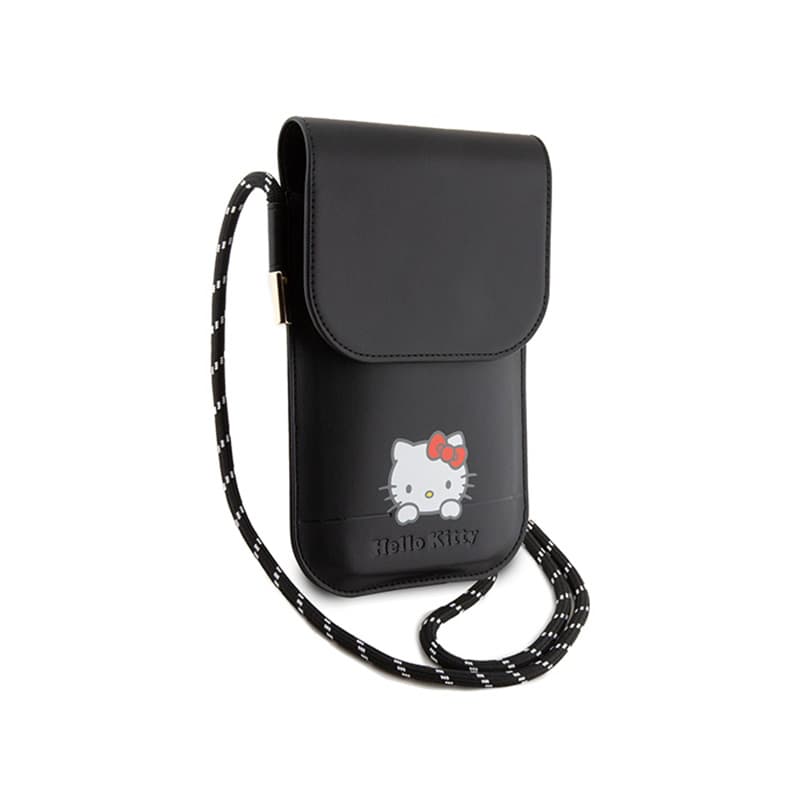 Hello Kitty Leather Daydreaming Cord - Phone crossbody bag (black) 3