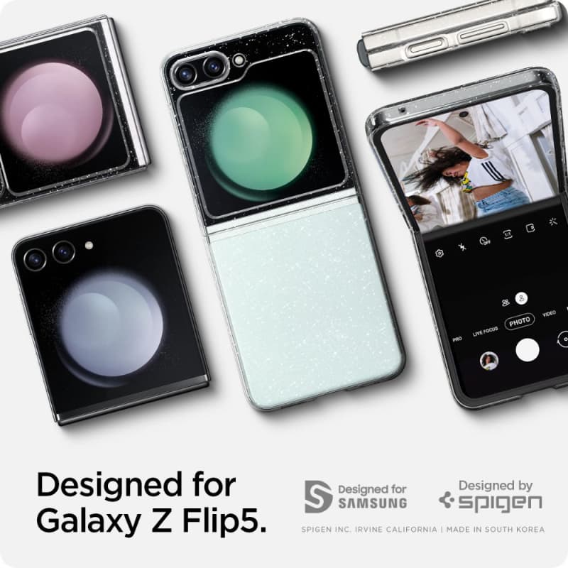 Spigen Airskin - Case for Samsung Galaxy Z Flip 5 (Glitter Crystal) 6