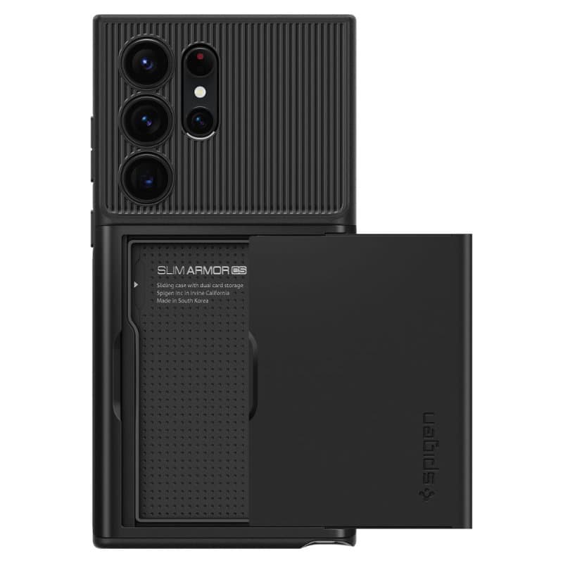 Spigen Slim Armor CS - Case for Samsung Galaxy S23 Ultra (Black) 4