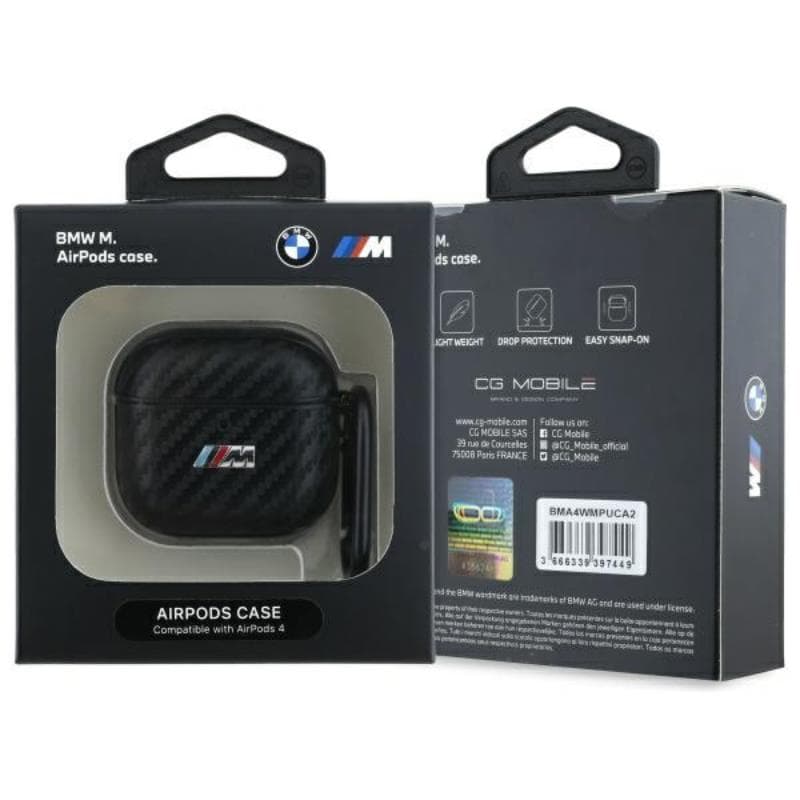 BMW PU Carbon M Collection - Case for AirPods 4 (black) 3
