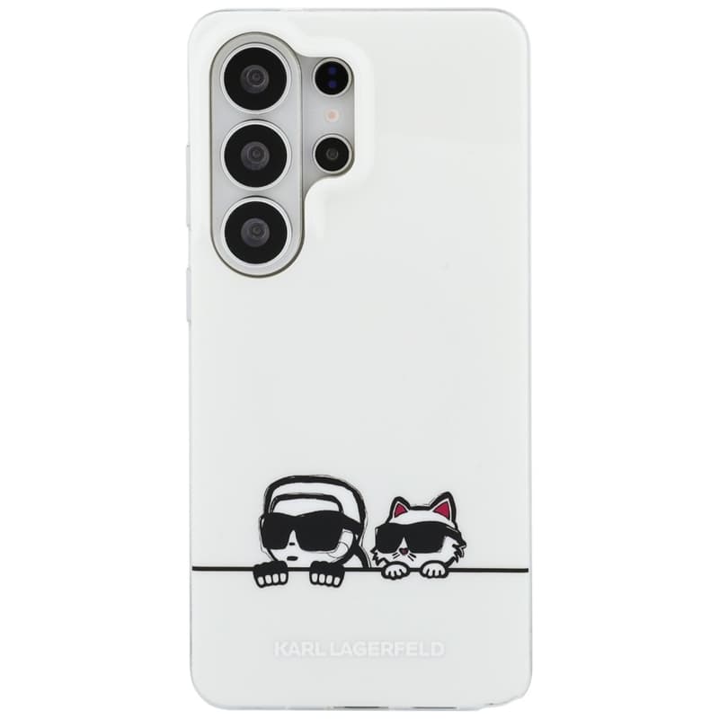 Karl Lagerfeld IML Peekaboo Karl & Choupette MagSafe - Samsung Galaxy S26 Ultra Case (Clear) 3