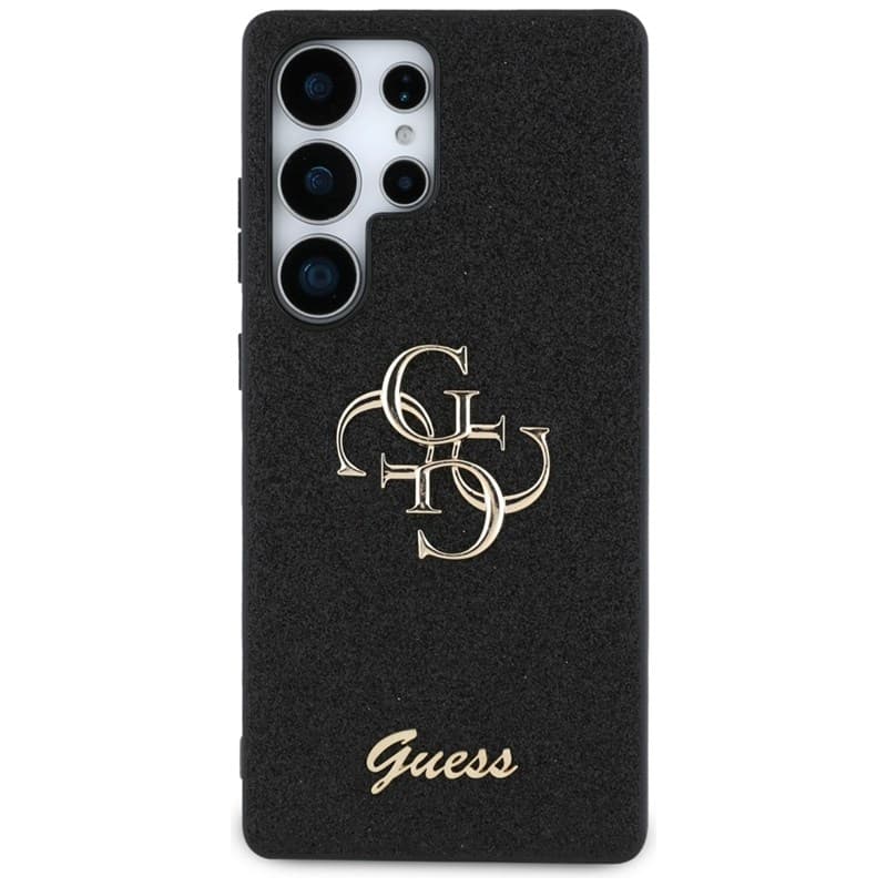 Guess Fixed Glitter Big 4G Metal Logo - Case for Samsung Galaxy S25 Ultra (black) 3