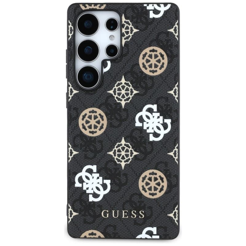 Guess 4G Printed Colored Peony Pattern MagSafe - Case for Samsung Galaxy S25 Ultra (black) 2