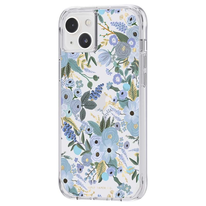 Rifle Paper Clear - Case for iPhone 14 Plus (Garden Party Blue) 3