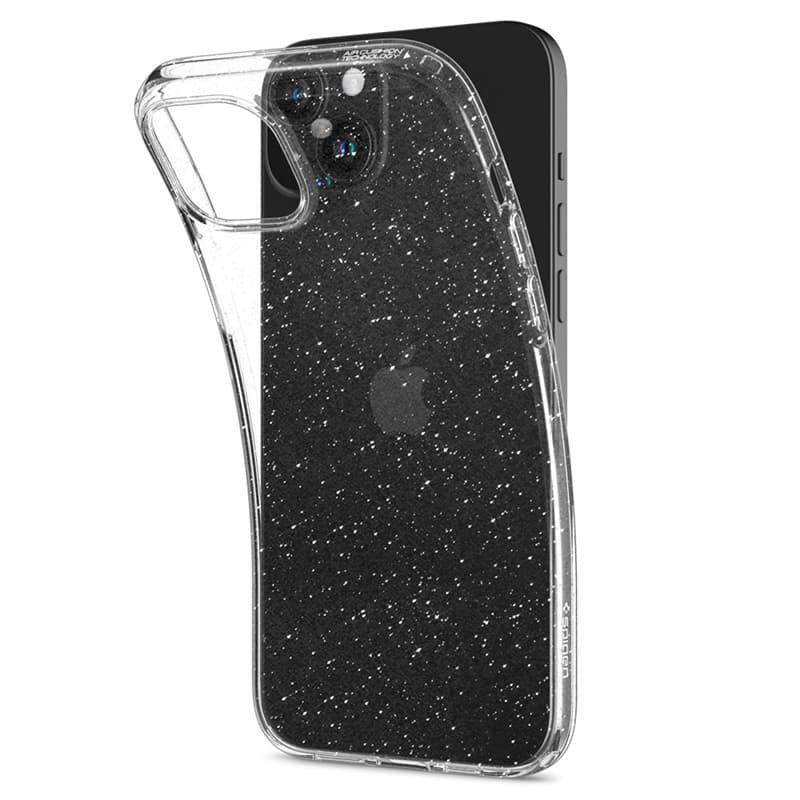 Spigen Liquid Crystal Glitter - Case for iPhone 15 Plus (Transparent) 6