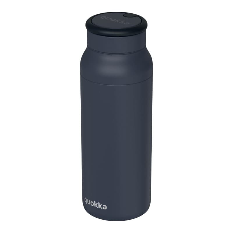 Quokka Echo - 690 ml Stainless Steel Bottle with Silicone Handle (Black)