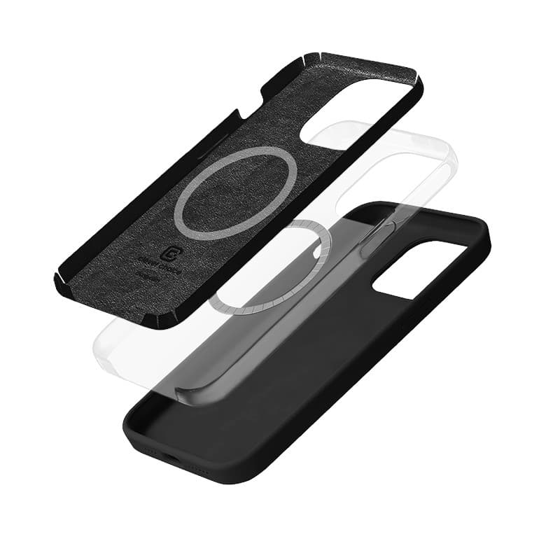 Crong Color Cover Magnetic - iPhone 14 Pro Max MagSafe Case (Black) 3