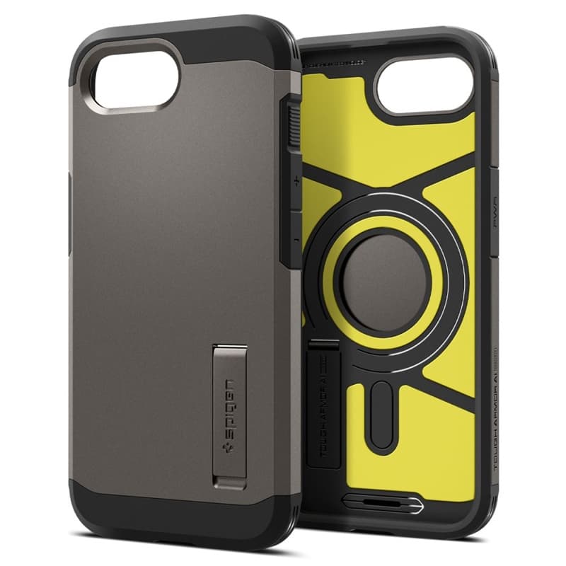 Spigen Tough Armor Mag MagSafe - Case for iPhone 17e / 16e (Gunmetal) 4