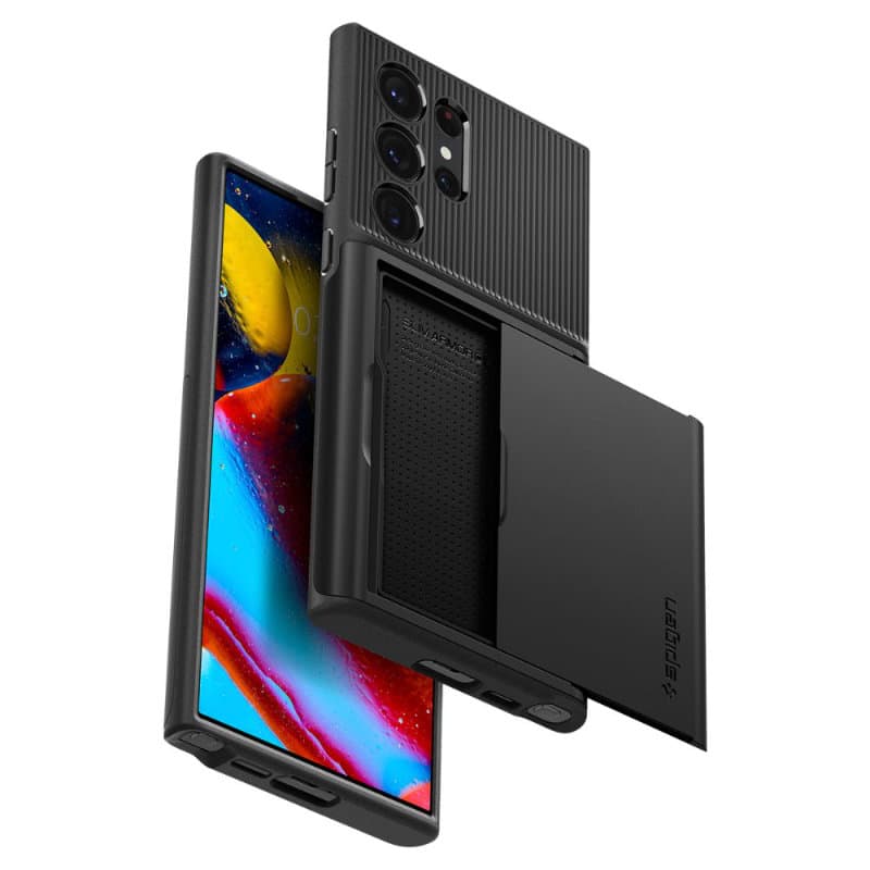 Spigen Slim Armor CS - Case for Samsung Galaxy S23 Ultra (Black) 5