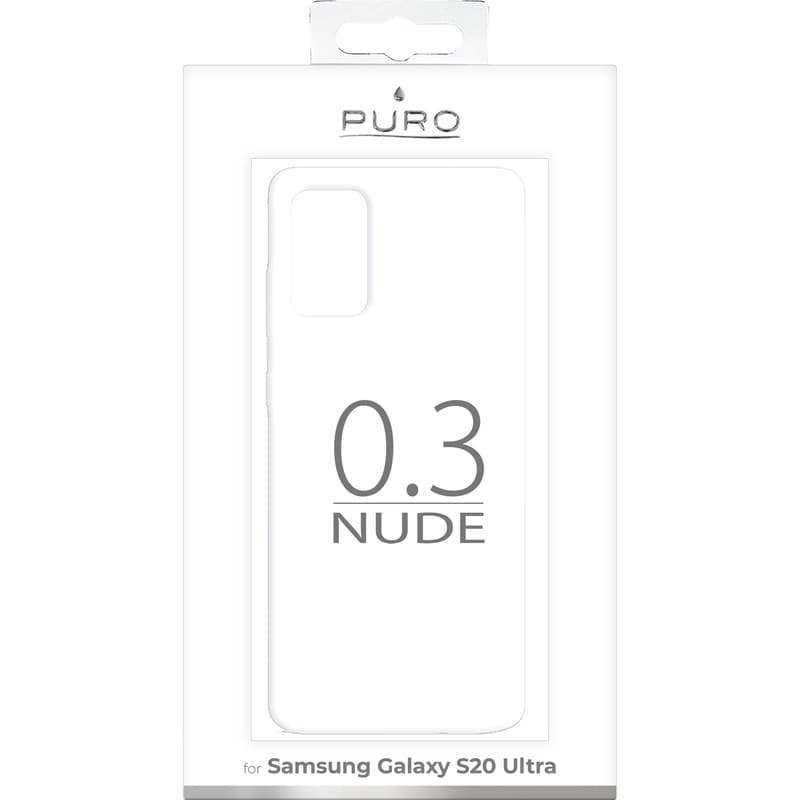 PURO 0.3 Nude - Case for Samsung Galaxy S20 Ultra (Clear) 3