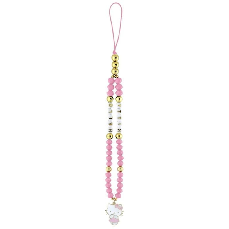 Hello Kitty Pearls and Beads Kitty Charm - Phone Charm (Pink) 1