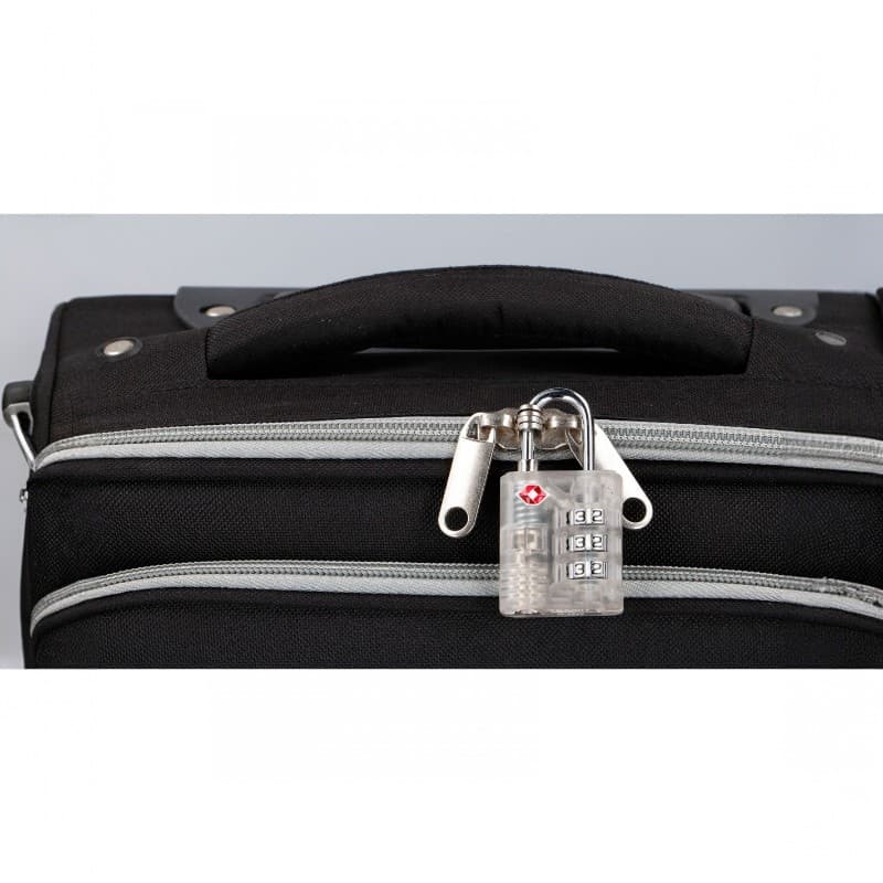 Dunlop - TSA combination lock for suitcase / luggage (Black) 4
