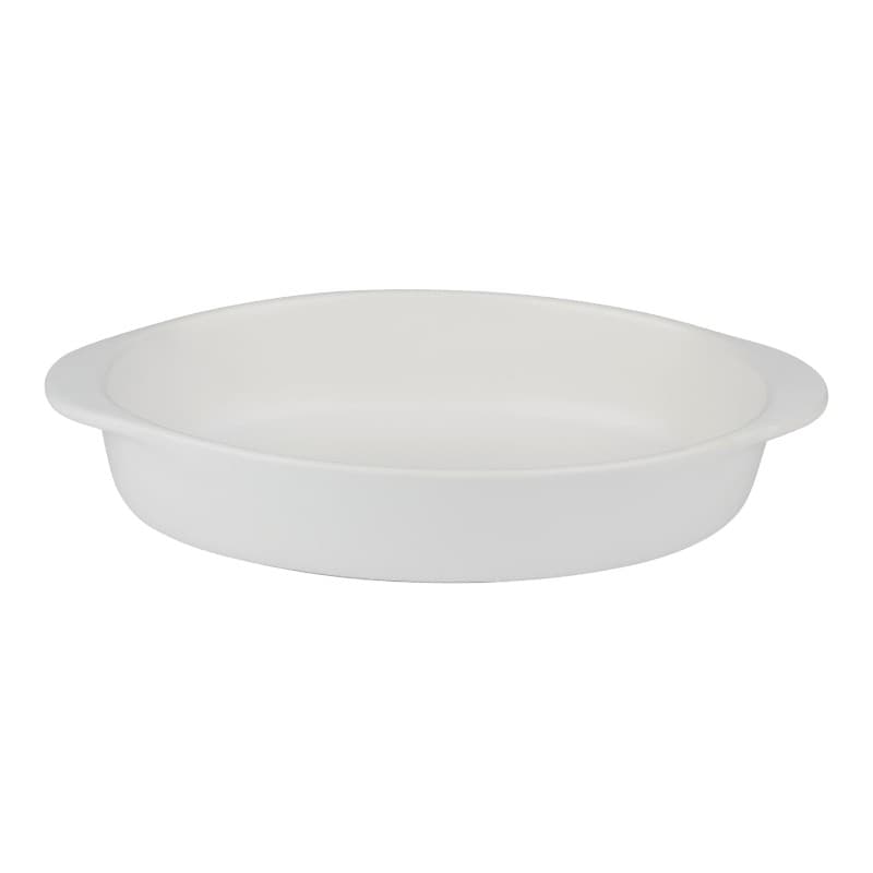 Alpina - Ceramic Oven-Resistant Baking Dish, Oval, 27x17x5.3 cm (White) 2