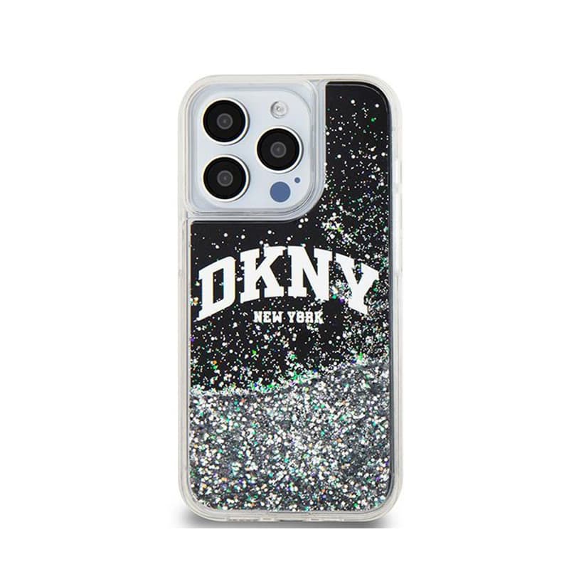 DKNY Liquid Glitter Big Logo - Case for iPhone 13 Pro (black) 3