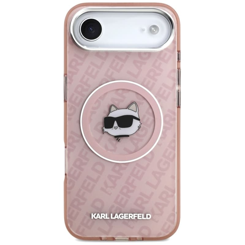 Karl Lagerfeld IML Choupette Head Logo MagSafe - Case iPhone Air (Pink) 3