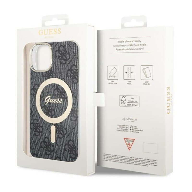 Guess 4G MagSafe - Case for iPhone 14 (Black) 7