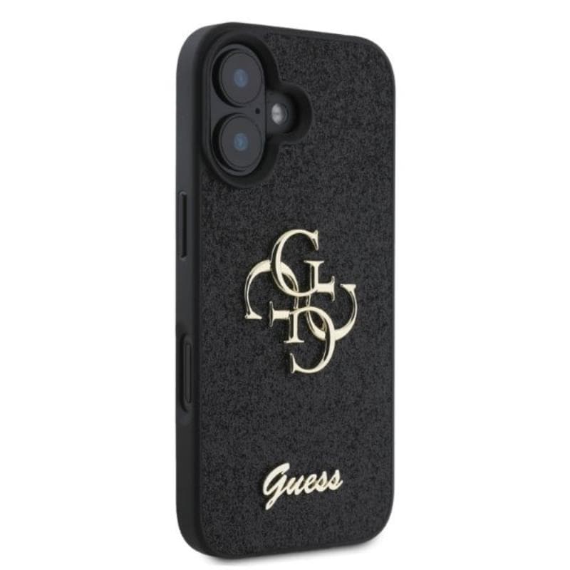 Guess Fixed Glitter Big 4G - Case iPhone 16 (black) 2