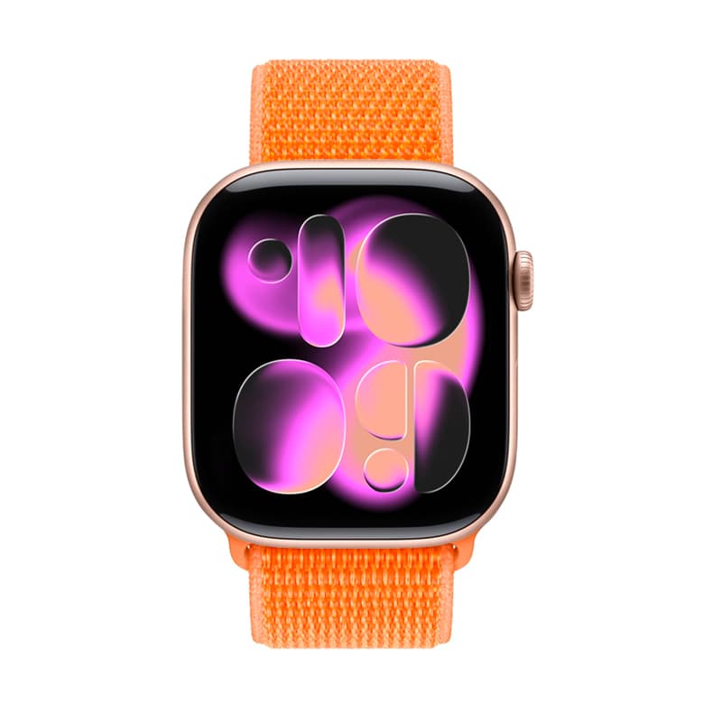 Crong Nylon - Sport Band for Apple Watch 38/40/41/42 mm (Tropical Orange) 3