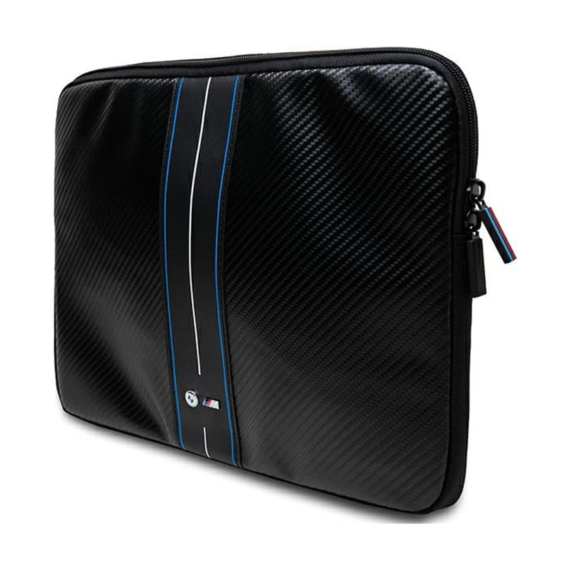BMW Carbon Blue Stripes Sleeve - Case for a 13" / 14" notebook (black) 2