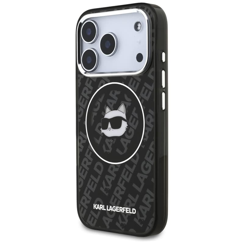 Karl Lagerfeld IML Choupette Head Logo MagSafe - Case for iPhone 17 Pro Max (black) 2